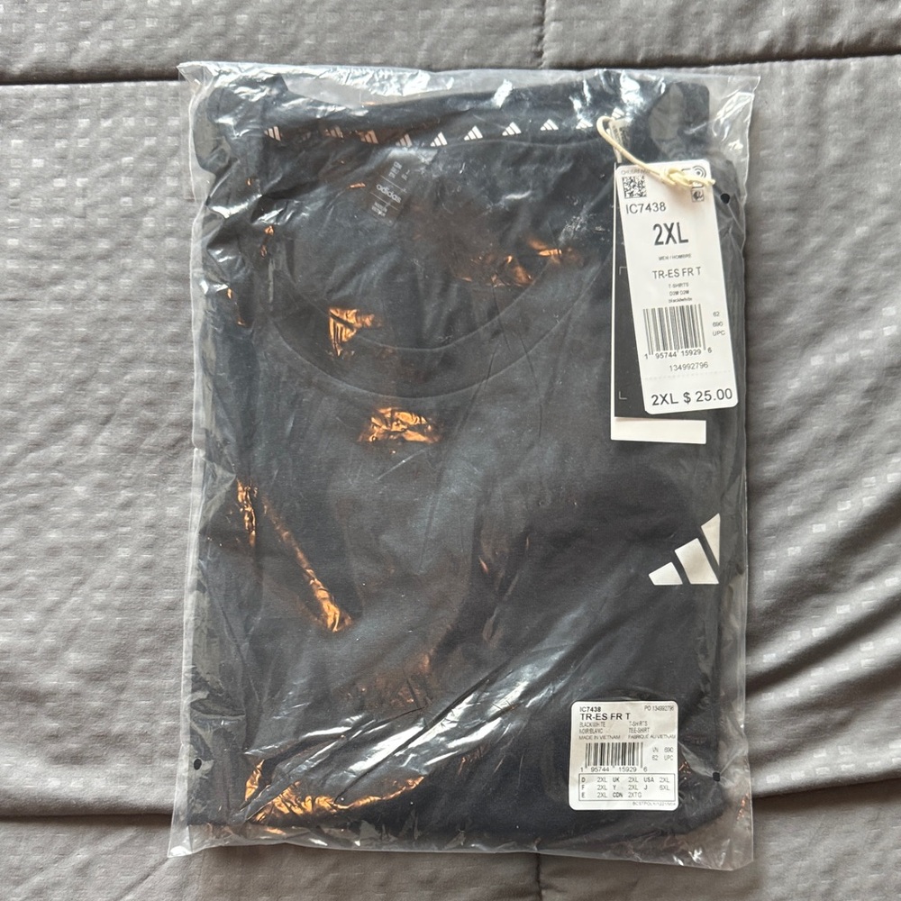 Adidas Men's Black workout shirt